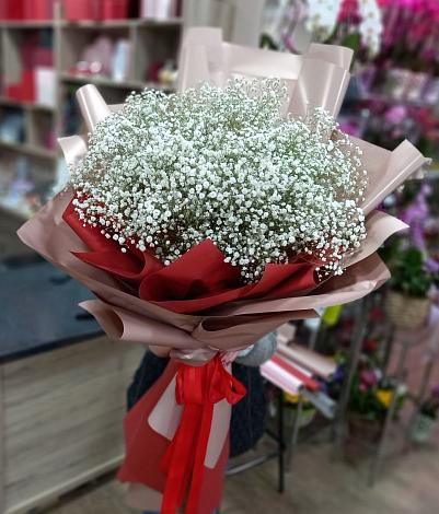 Букет цветов из: Гипсофила в Афипсипе