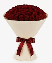 Букет 101 Бордовая роза Блэк Бакарра в Афипсипе