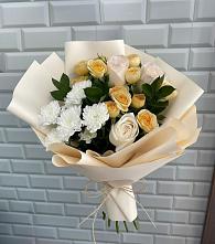 Букет цветов из:  Розы и Хризантемы в Афипсипе