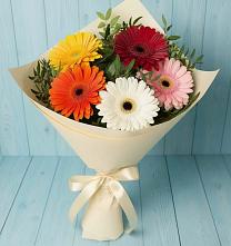 Букет цветов из:  Герберы в Афипсипе