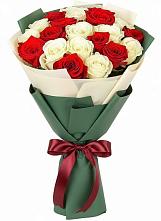 Букет Микс из красных и белых роз #REPLACE_PRED# Афипсипе