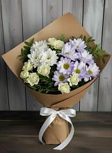 Букет цветов из:  Хризантемы и Розы в Афипсипе