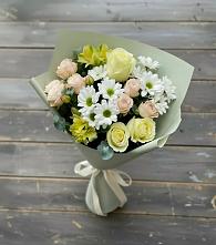 Букет цветов из:  Альстромерии, Розы и Хризантемы в Афипсипе