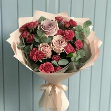 Букет цветов из:  Гвоздики и Розы #REPLACE_PRED# Афипсипе